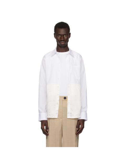 White & Off-White Combo Office Shirt