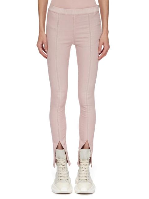 slit-detail leggings