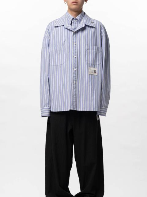Front Layered Stripe Shirt