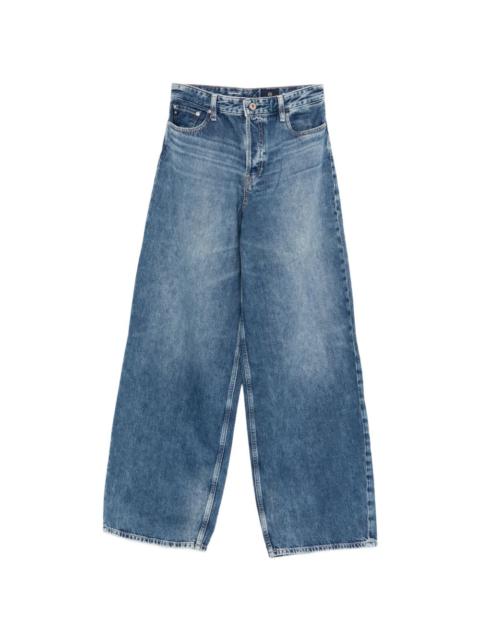 Maxi Relax raw-hem jeans