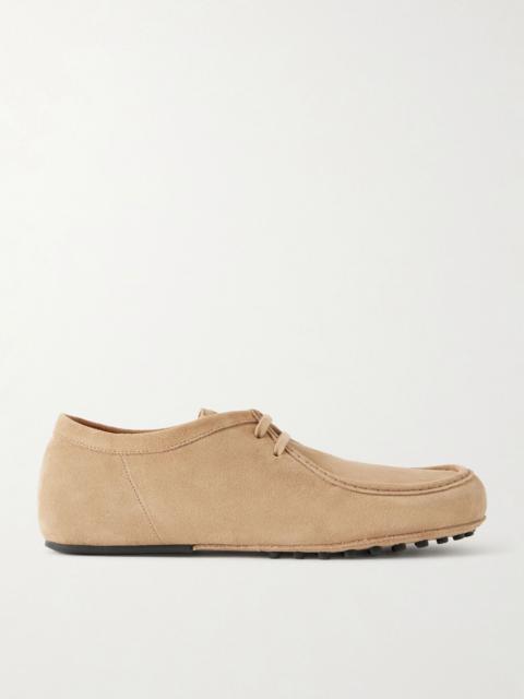 Wallabee Suede Derby Shoes Beige