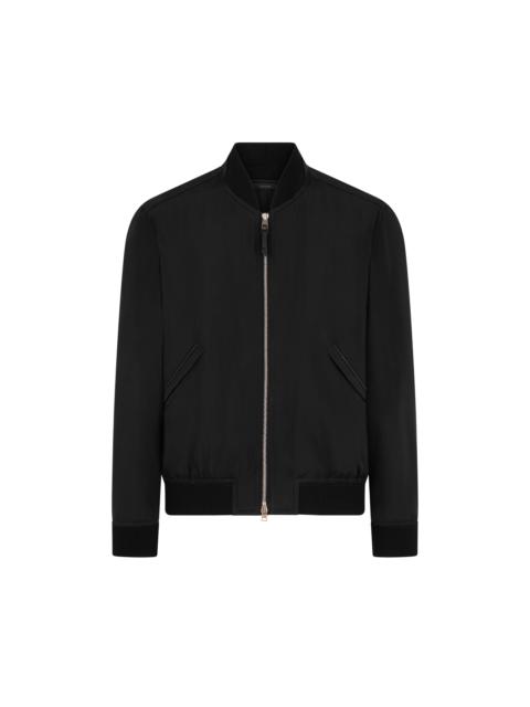 TECHNICAL SILK POPLIN LIGHTWEIGHT BOMBER