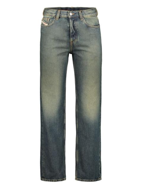 five-pocket straight jeans
