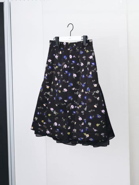 Floral Print Skirt