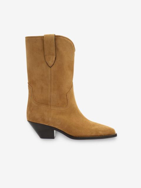 DAHOPE SUEDE COWBOY BOOTS