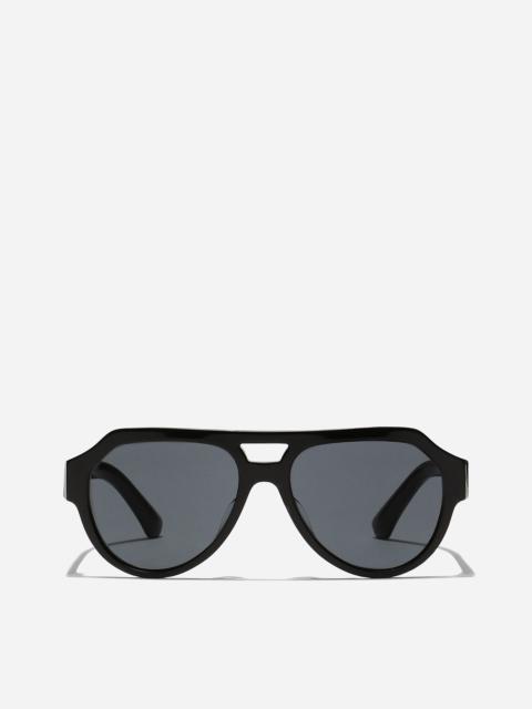 Mirror Logo Sunglasses
