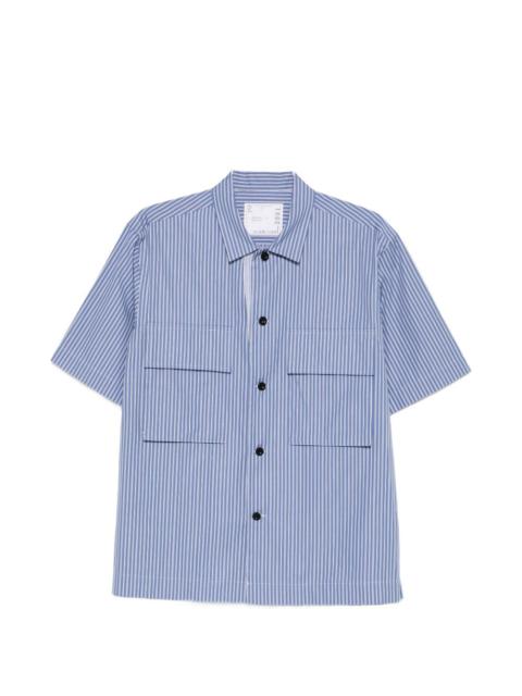 pocket striped shirt