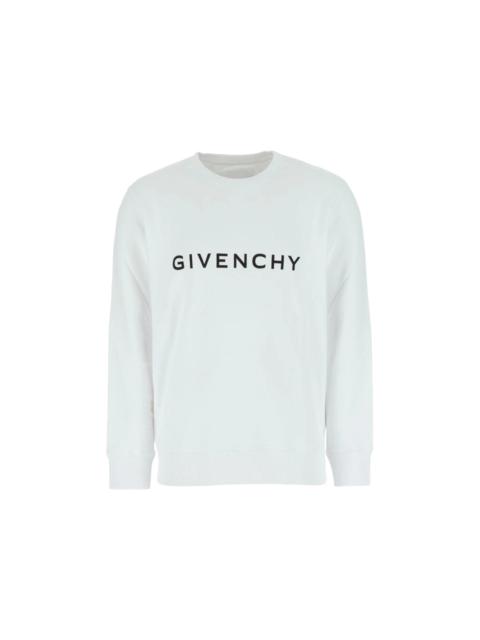 Givenchy Logo Print Slim Fit Sweatshirt White