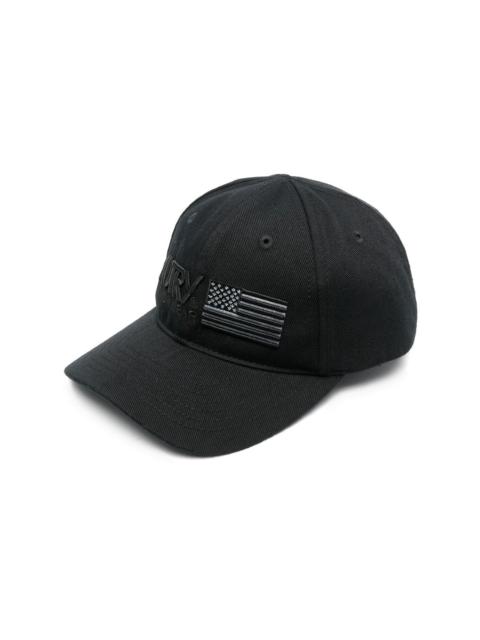 logo-embroidered baseball cap