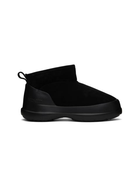 Black Luna Low Suede Boots