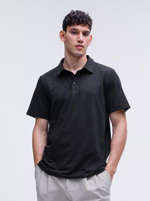 Soft Jersey Short-Sleeve Polo Shirt