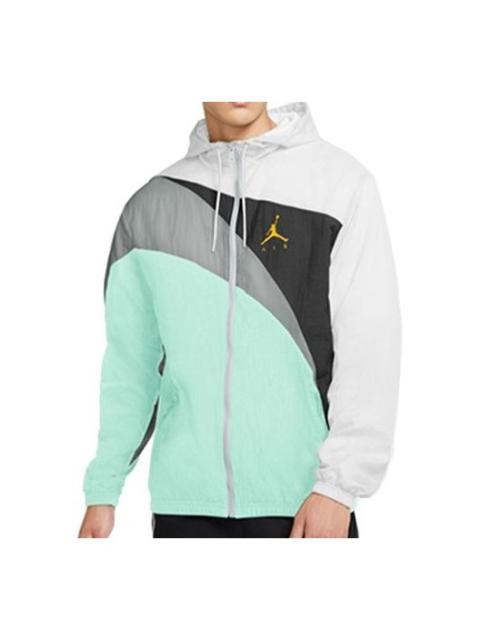 Air Jordan Jumpman Wave Woven Jacket Multicolor Splicing CK6867-100