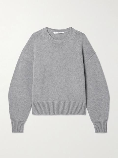 Cashmere and wool-blend sweater Gray
