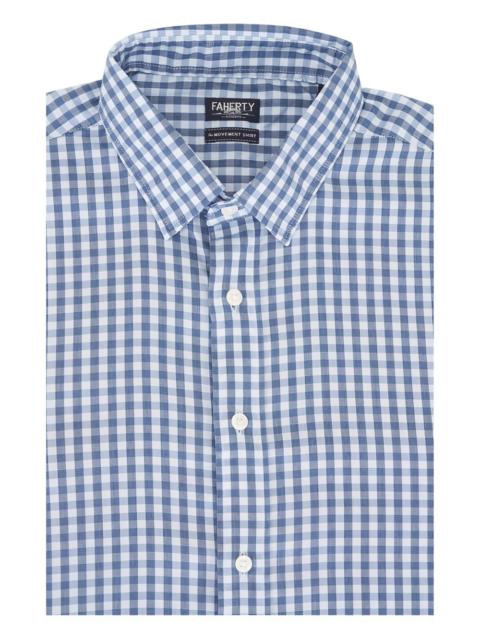 checked button-down shirt