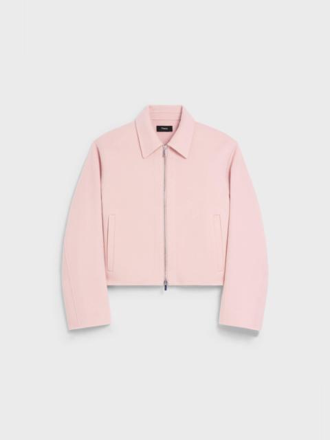 Blouson Jacket in Double-Face Wool-Cashmere