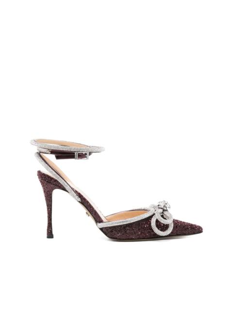 crystal-embellished bow pumps