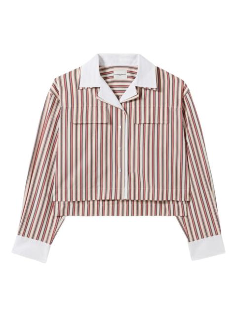 striped pocket shirt