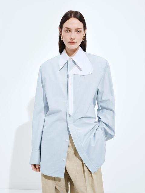 Cotton Oxford Belted Shirt