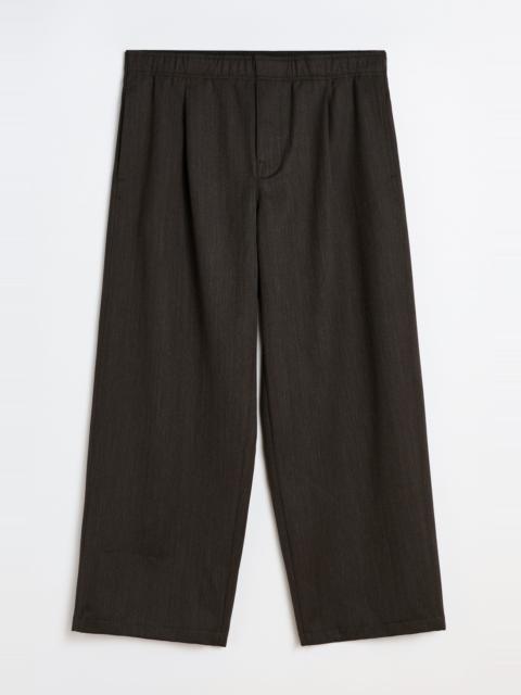 Leisure Trouser Havana Brown Chain Wool