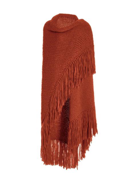 Lauren Wrap in Copper Welfat Cashmere