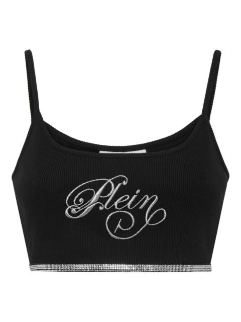 Strass Signature mini tank top