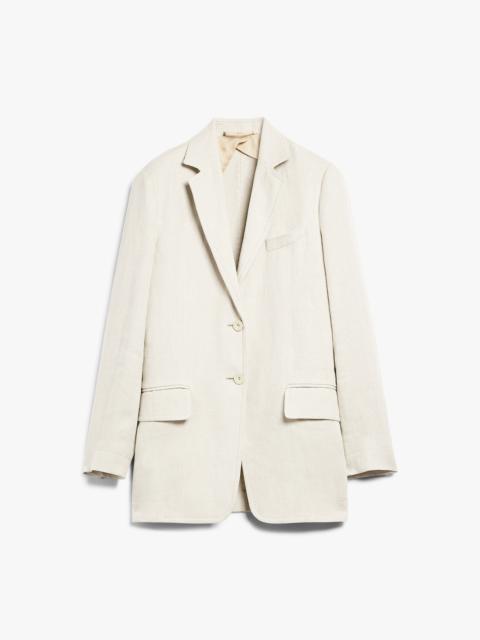 ADELCHI Oversized linen jacket
