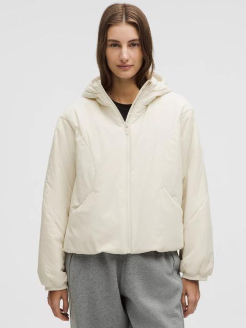Water-Resistant Insulated Hooded Jacket