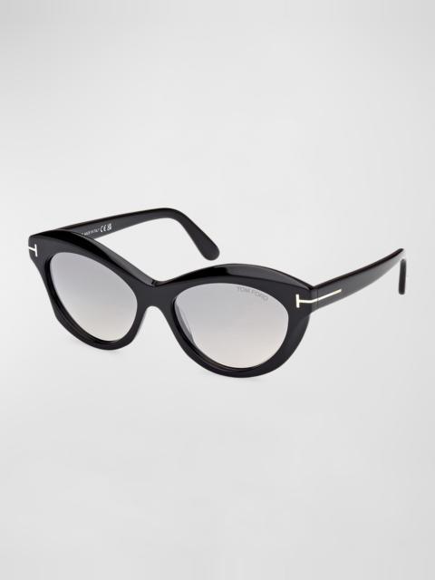 Toni Acetate Cat-Eye Sunglasses