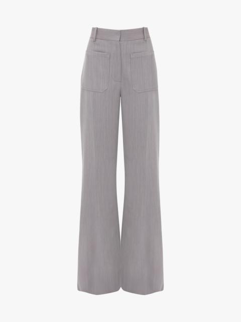 Alina High Waisted Trouser In Quartz