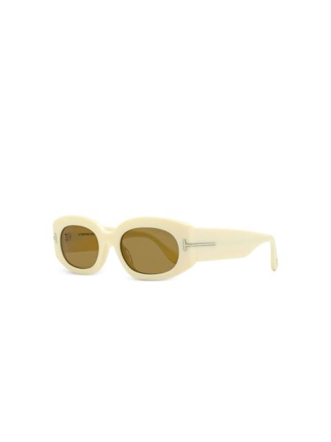 Cielle oval-frame sunglasses