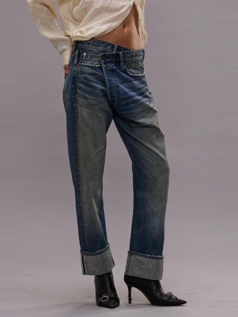 CUFFED CROSSOVER JEAN