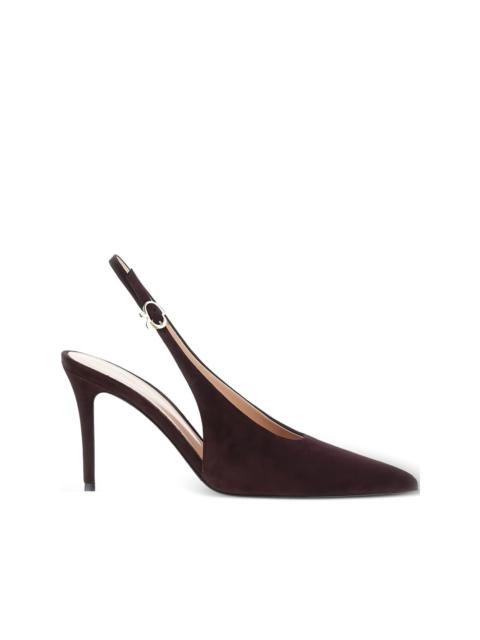 85MM Robbie slingback pointed-toe pumps