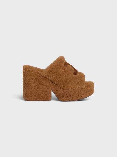CELINE ELENA MULE in SHEARLING