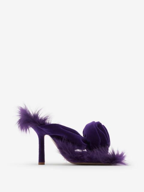 Shearling Step Rose Sandals