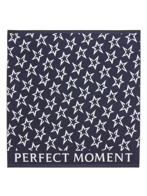 star-print cotton beach towel