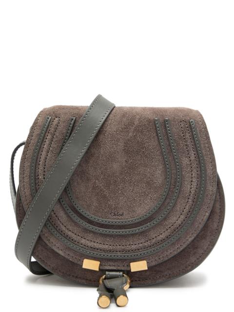 Chloe Marcie Small Suede Saddle bag