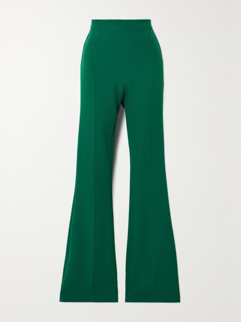 Alexa Stretch-crepe Flared Pants