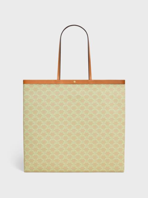 LARGE FLAT SHOPPER IN Triomphe Canvas