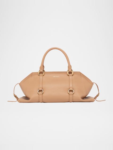 Farringdon Medium Elongated Calf Leather Shoulder Bag