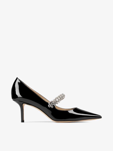 Bing Pump 65
Black Patent Leather Pumps with Swarovski Crystals