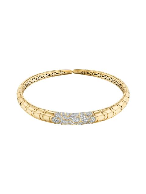 Diamond Onda Collar Necklace