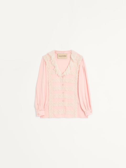 HAMMERED SATIN SHIRT