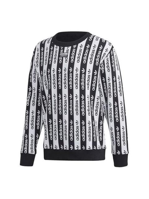 adidas originals D Crew Colorblock Stripe Sports Black White FM2292