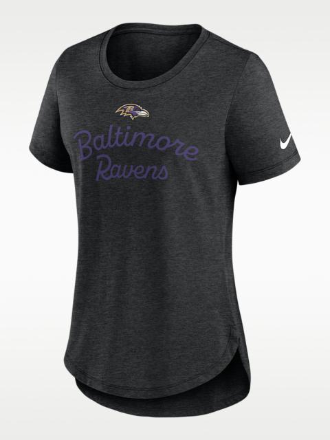 Baltimore Ravens Script Women's Nike NFL T-Shirt