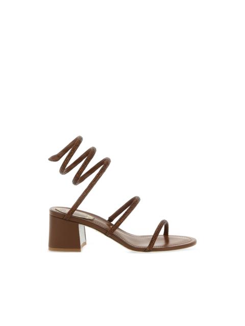 Cleo coiled-strap leather sandals
