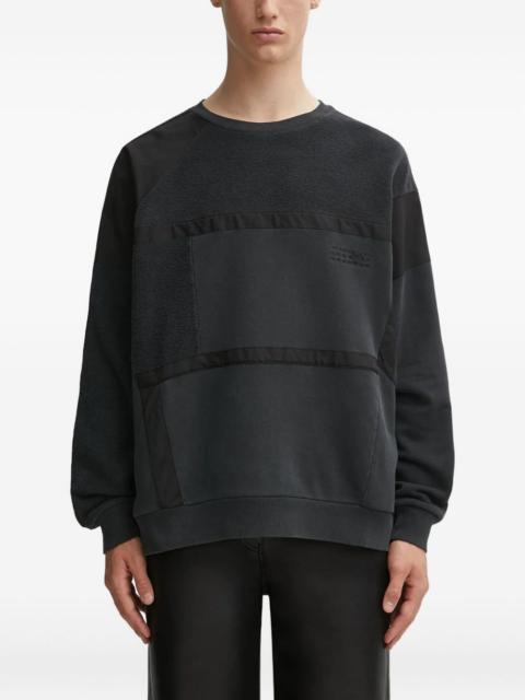 panelled sweatshirt