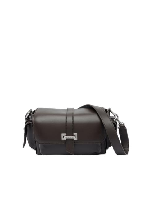 flap pocket shoulder bag