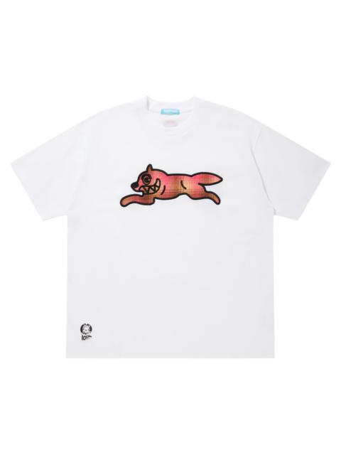 APPLIQUE LOGO COTTON T-SHIRT RUNNING DOG