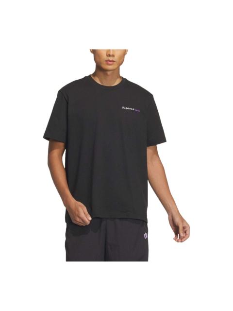 adidas Chinese Valentine's Day Graphic T-Shirt 'Black' JM7291