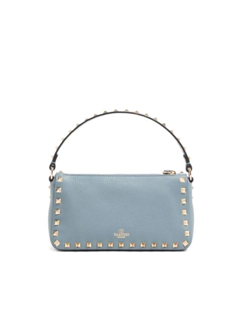 small Rockstud grained shoulder bag